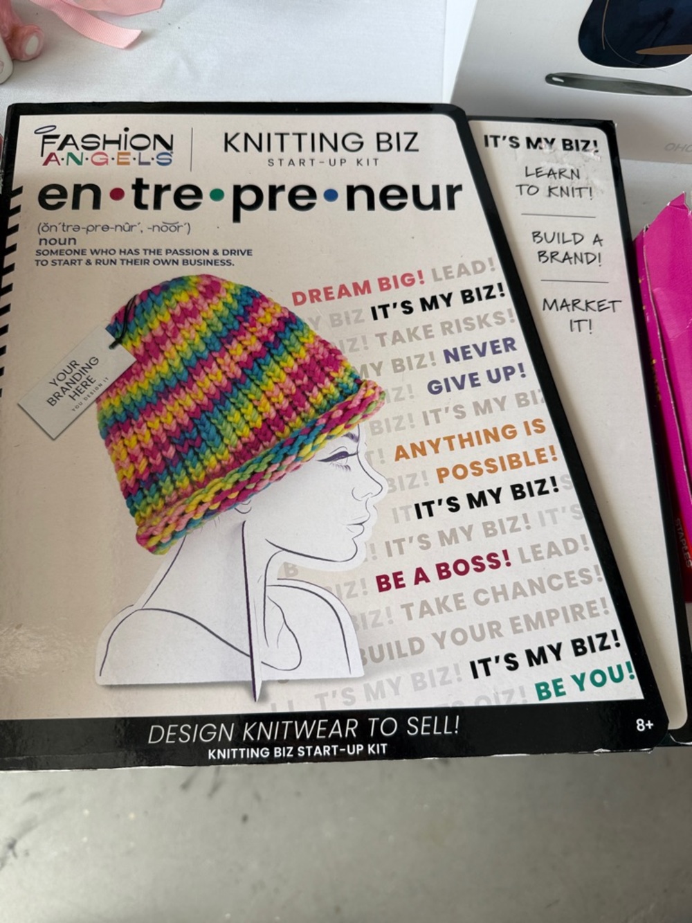 Fashion Angels Kids Knit Beanie Kit - Multicolor